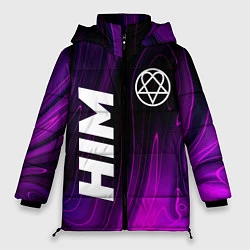 Куртка зимняя женская HIM violet plasma, цвет: 3D-черный