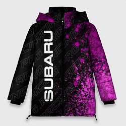 Куртка зимняя женская Subaru pro racing: по-вертикали, цвет: 3D-черный