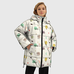 Куртка зимняя женская Летний вайб, цвет: 3D-черный — фото 2