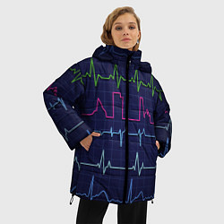 Куртка зимняя женская Color pulse, цвет: 3D-светло-серый — фото 2