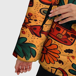 Куртка зимняя женская Мариачи Пустыни, цвет: 3D-светло-серый — фото 2