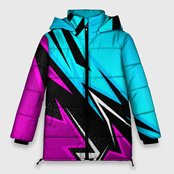 Куртка зимняя женская Неоновая униформа для зала, цвет: 3D-светло-серый