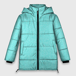 Куртка зимняя женская Нежный голубой однотонный рябь, цвет: 3D-светло-серый