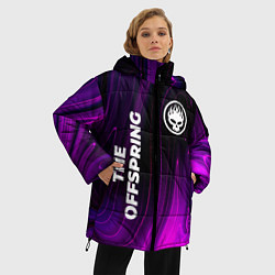 Куртка зимняя женская The Offspring violet plasma, цвет: 3D-черный — фото 2