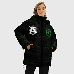 Куртка зимняя женская Alliance uniform, цвет: 3D-черный — фото 2