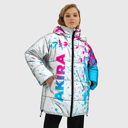 Куртка зимняя женская Akira neon gradient style: по-вертикали, цвет: 3D-черный — фото 2