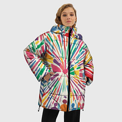 Куртка зимняя женская Цветные будни, цвет: 3D-светло-серый — фото 2