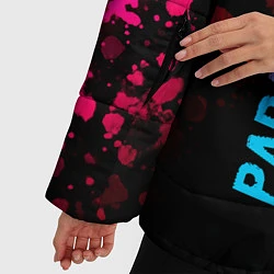 Куртка зимняя женская Paramore - neon gradient: по-вертикали, цвет: 3D-черный — фото 2