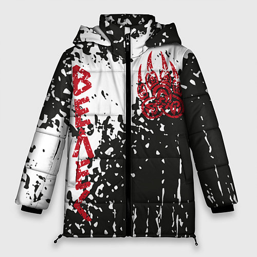 Женская зимняя куртка Лапа медведя / 3D-Светло-серый – фото 1
