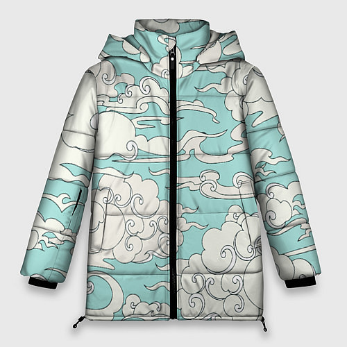 Женская зимняя куртка Fly clouds / 3D-Светло-серый – фото 1
