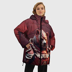 Куртка зимняя женская Бронированный медведь, цвет: 3D-черный — фото 2