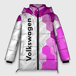 Куртка зимняя женская Volkswagen pro racing: по-вертикали, цвет: 3D-черный
