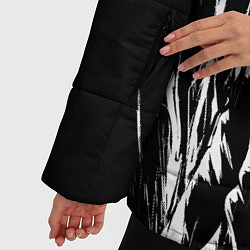 Куртка зимняя женская Итадори в ярости - Магическая битва, цвет: 3D-черный — фото 2