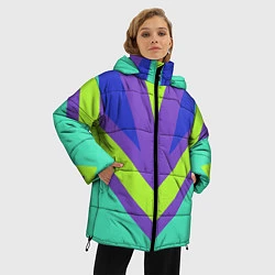Куртка зимняя женская Имидж 90-х, цвет: 3D-черный — фото 2