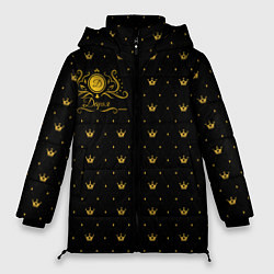 Куртка зимняя женская Королевский паттерн - Дарья, цвет: 3D-черный