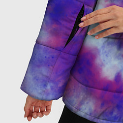 Куртка зимняя женская Tie-Dye дизайн, цвет: 3D-светло-серый — фото 2