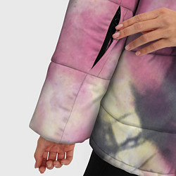 Куртка зимняя женская Tie-Dye дизайн, цвет: 3D-красный — фото 2