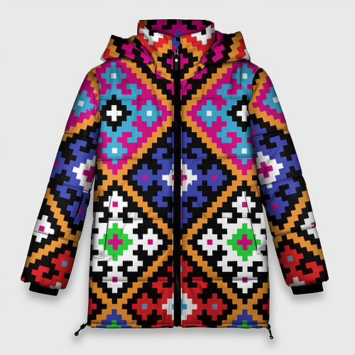 Женская зимняя куртка Колорит / 3D-Светло-серый – фото 1