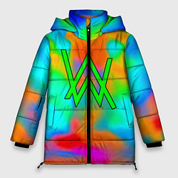 Куртка зимняя женская Alan walker toxic music, цвет: 3D-черный