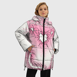 Куртка зимняя женская Сердце сколопендры, цвет: 3D-черный — фото 2