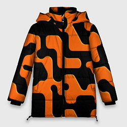 Куртка зимняя женская Тыквенный сок, цвет: 3D-черный