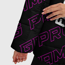 Куртка зимняя женская FNAF pro gaming по-вертикали, цвет: 3D-черный — фото 2