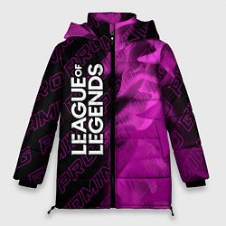 Куртка зимняя женская League of Legends pro gaming по-вертикали, цвет: 3D-черный