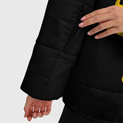 Куртка зимняя женская The Offspring - gold gradient по-вертикали, цвет: 3D-черный — фото 2