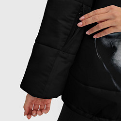 Куртка зимняя женская Дымный волк, цвет: 3D-светло-серый — фото 2