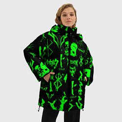 Куртка зимняя женская Berserk neon green, цвет: 3D-черный — фото 2