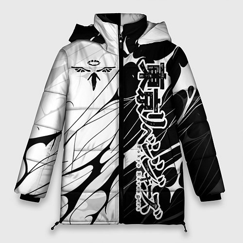 Женская зимняя куртка Токийские мстители - вальхалла / 3D-Светло-серый – фото 1