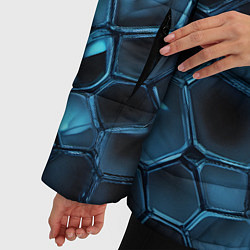 Куртка зимняя женская Синее стекло, цвет: 3D-черный — фото 2