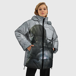 Куртка зимняя женская STALKER 2 одиночка постер, цвет: 3D-черный — фото 2