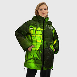 Куртка зимняя женская STALKER 2 капсулы осознания, цвет: 3D-черный — фото 2