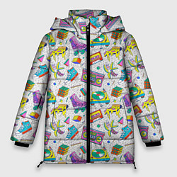 Куртка зимняя женская Ностальгия 90 ретро, цвет: 3D-светло-серый