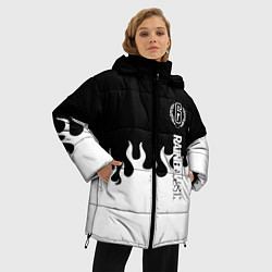 Куртка зимняя женская Tom Clancy raimbow six fire, цвет: 3D-черный — фото 2