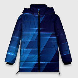 Женская зимняя куртка Blue background