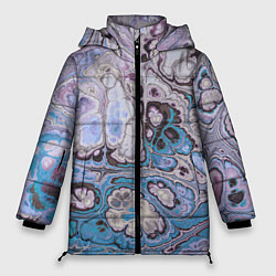 Куртка зимняя женская Абстрактный узор, цвет: 3D-черный