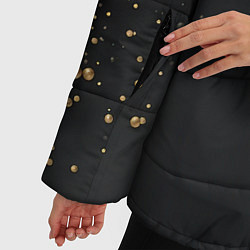 Куртка зимняя женская Золотая пыль, цвет: 3D-черный — фото 2