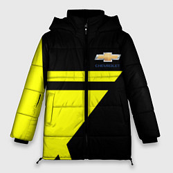 Куртка зимняя женская Chevrolet yellow star, цвет: 3D-черный