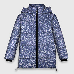 Куртка зимняя женская Холодный сиреневый пятнистый, цвет: 3D-черный