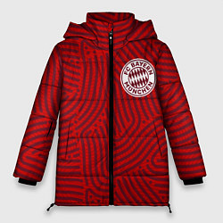Куртка зимняя женская Bayern отпечатки, цвет: 3D-красный