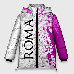 Куртка зимняя женская Roma pro football по-вертикали, цвет: 3D-черный