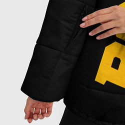 Куртка зимняя женская PSV - gold gradient по-вертикали, цвет: 3D-черный — фото 2