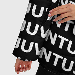 Куртка зимняя женская Juventus pattern fc club steel, цвет: 3D-красный — фото 2