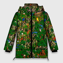 Куртка зимняя женская Карта из Героев 3, цвет: 3D-светло-серый