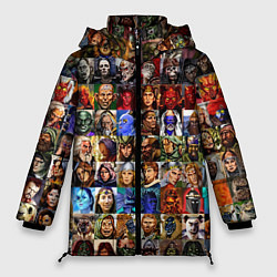 Женская зимняя куртка Портреты всех героев