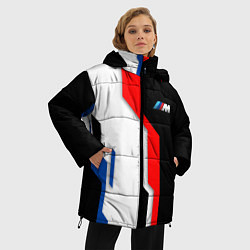 Куртка зимняя женская BMW - униформа, цвет: 3D-красный — фото 2