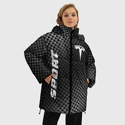 Куртка зимняя женская Tesla sport carbon, цвет: 3D-черный — фото 2