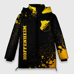 Женская зимняя куртка Hoffenheim - gold gradient вертикально